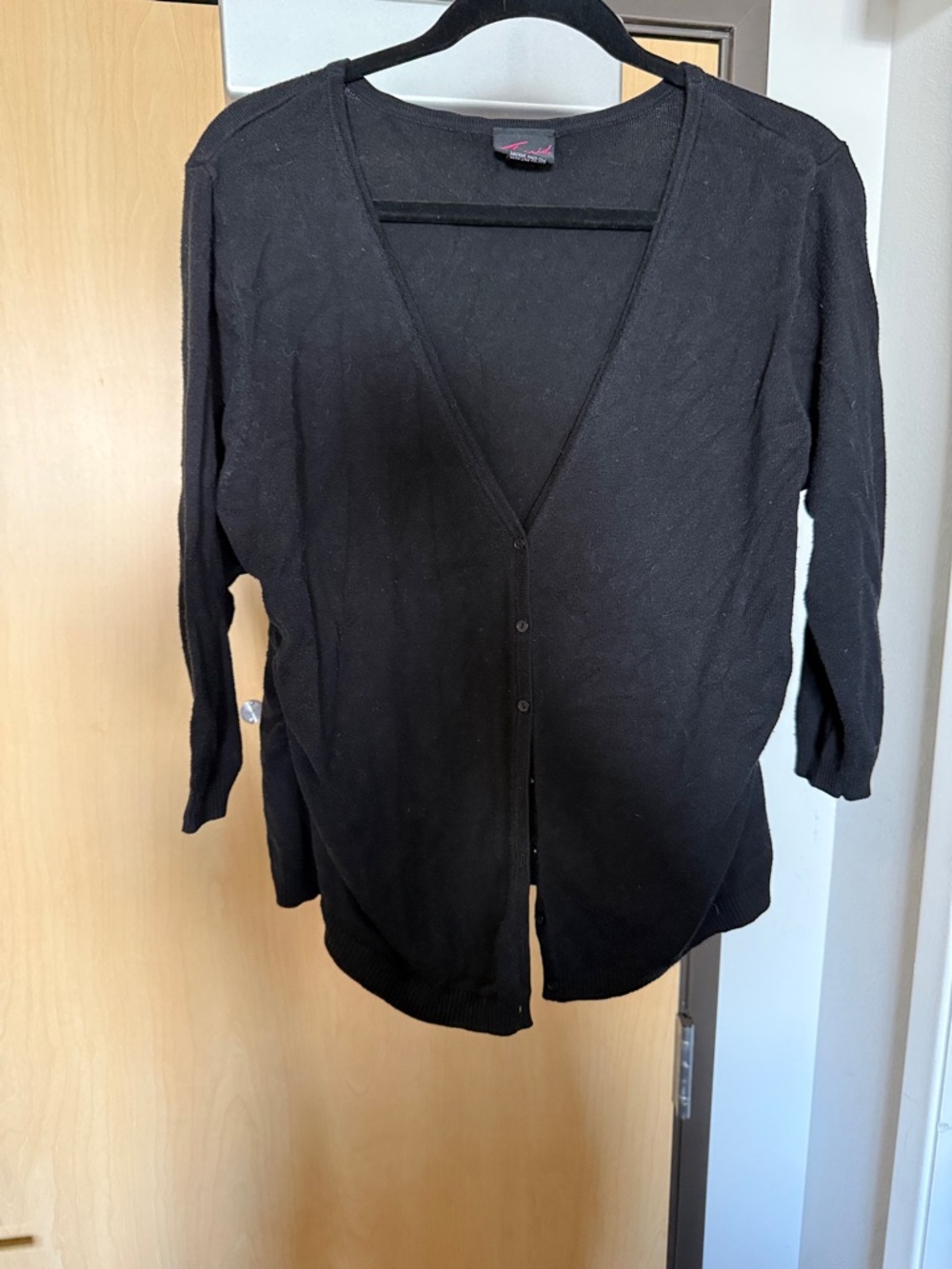torrid Black V-Neck Button Cardigan